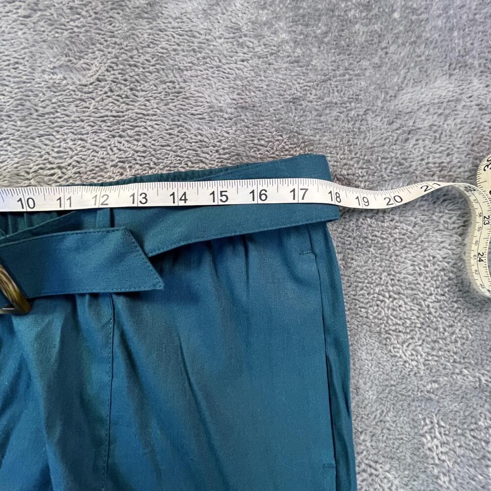 J. Jill Teal Wide Leg Pants with Belt - Picture 9 of 9
